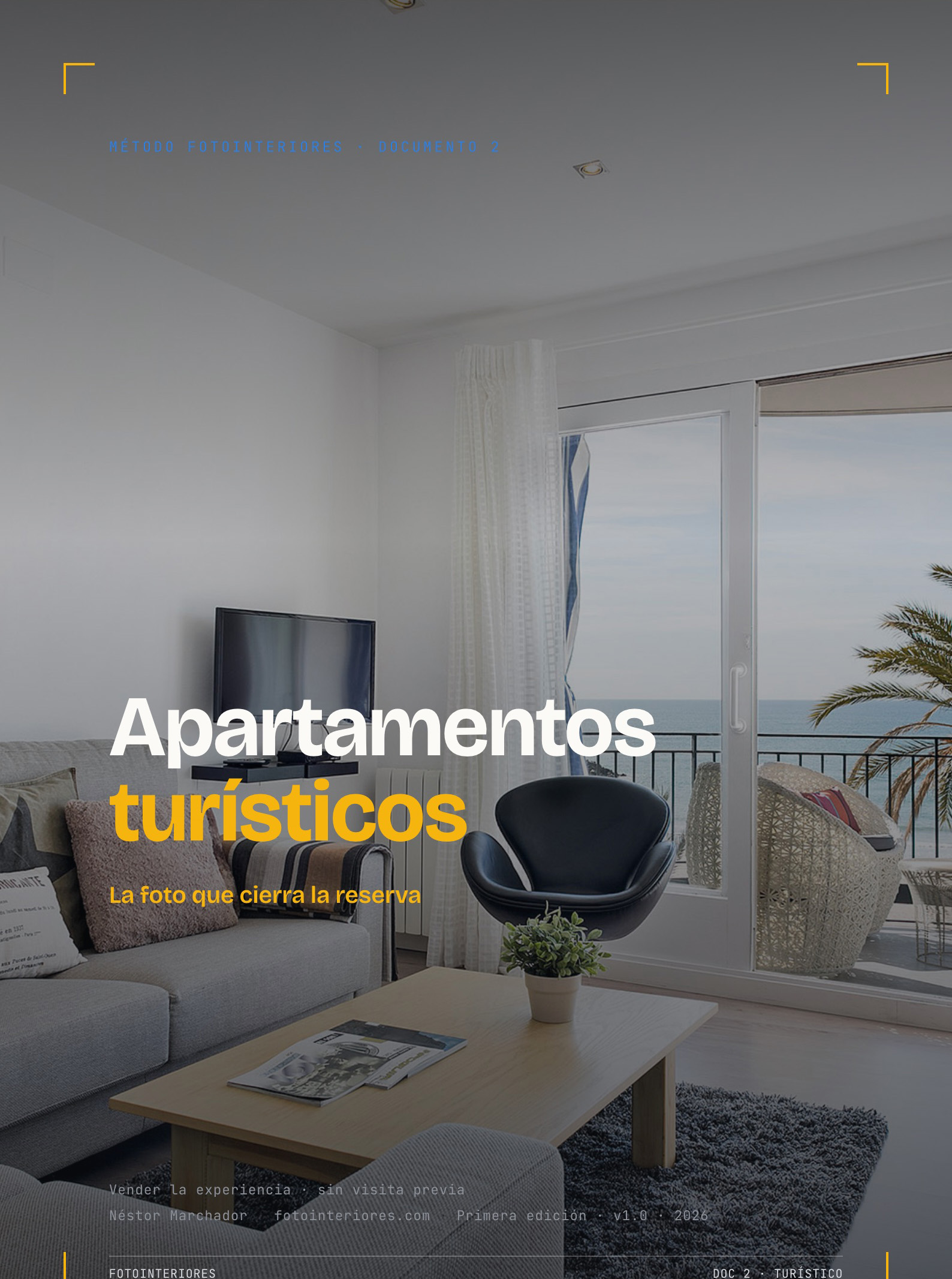 Guía de fotografía de apartamentos turísticos
