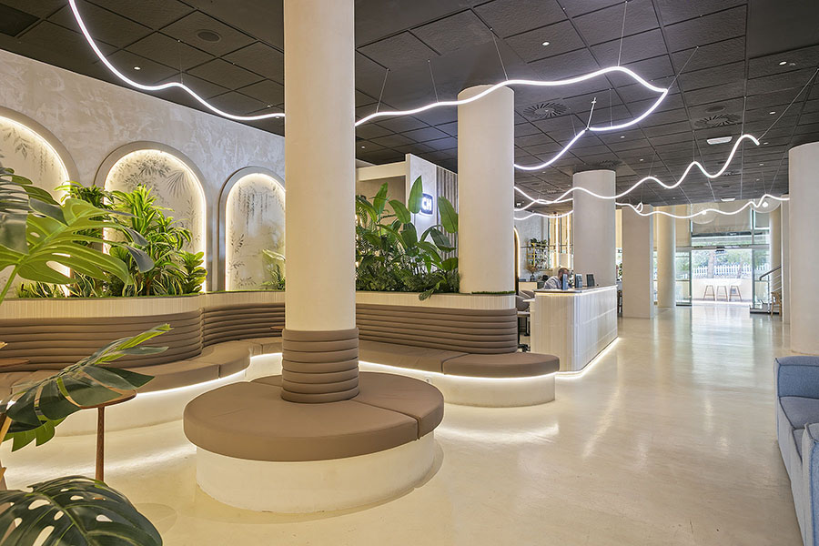 Fotografía de hotel en Cullera (Valencia): hall y zonas comunes